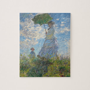 Claude Monet   Vrouw met parasol Legpuzzel