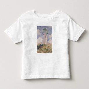 Claude Monet   Vrouw met Parasol links gedraaid Kinder Shirts