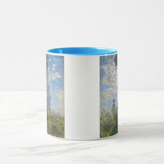 Claude Monet | Vrouw met parasol Mok (Midden)