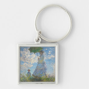 Claude Monet   Vrouw met parasol Sleutelhanger
