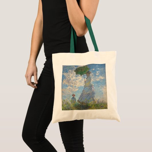 Claude Monet | Vrouw met parasol Tote Bag (Voorkant (product))