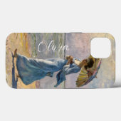 Claude Monet, Vrouw Wandelt met Paraplu,Elegant Case-Mate iPhone Case (Achterkant (horizontaal))