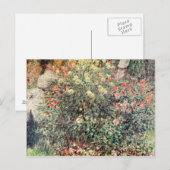 Claude Monet | Vrouwen in de bloemen, 1875 Briefkaart (Voorkant / Achterkant)