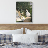 Claude Monet | Vrouwen in de tuin, 1866 Canvas Afdruk (Insitu (Slaapkamer))