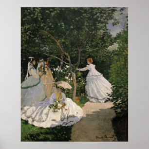 Claude Monet   Vrouwen in de tuin, 1866 Poster