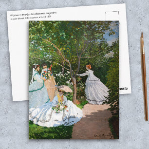 Claude Monet - Vrouwen in de tuin Briefkaart