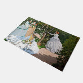 Claude Monet - Vrouwen in de tuin Deurmat (Schuin)