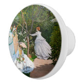 Claude Monet - Vrouwen in de tuin Keramische Knop (Rechts)