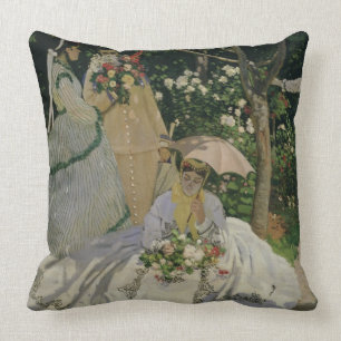 Claude Monet   Vrouwen in de tuin Kussen