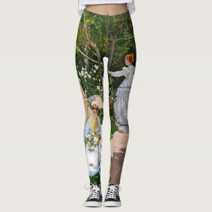 Claude Monet - Vrouwen in de tuin Leggings