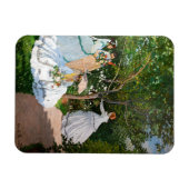 Claude Monet - Vrouwen in de tuin Magneet (Horizontaal)