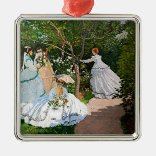 Claude Monet - Vrouwen in de tuin Metalen Ornament