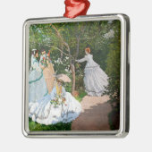 Claude Monet - Vrouwen in de tuin Metalen Ornament (Links)