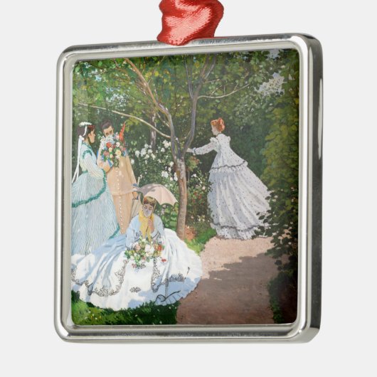 Claude Monet - Vrouwen in de tuin Metalen Ornament (Links)