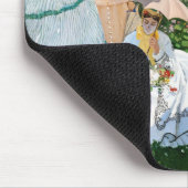 Claude Monet - Vrouwen in de tuin Muismat (Hoek)