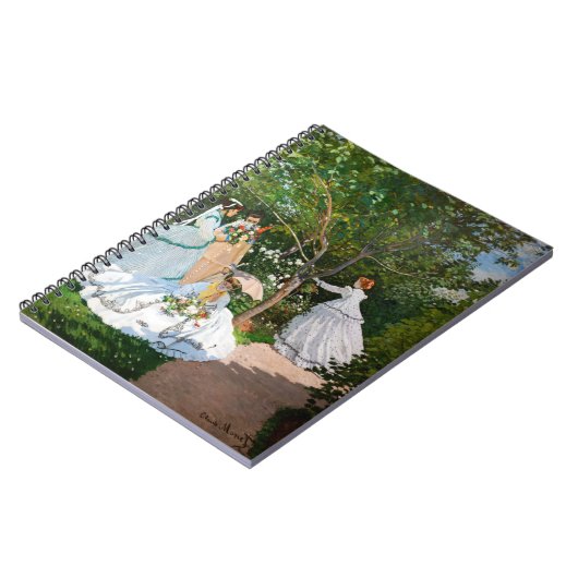 Claude Monet - Vrouwen in de tuin Notitieboek (Linkerzijde)