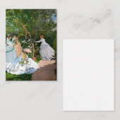 Claude Monet - Vrouwen in de tuin Notitiekaartje (Voorkant / Achterkant)