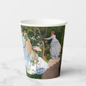 Claude Monet - Vrouwen in de tuin Papieren Bekers (Achterkant)