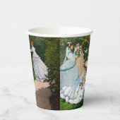 Claude Monet - Vrouwen in de tuin Papieren Bekers (Links)