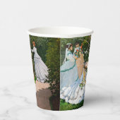 Claude Monet - Vrouwen in de tuin Papieren Bekers (Rechts)