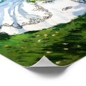 Claude Monet - Vrouwen in de tuin Poster (Hoek)