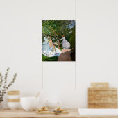 Claude Monet - Vrouwen in de tuin Poster (Keuken)