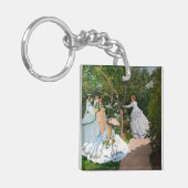 Claude Monet - Vrouwen in de tuin Sleutelhanger (Voorkant Links)