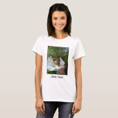 Claude Monet - Vrouwen in de tuin T-shirt (Voorkant volledig)