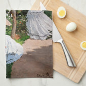 Claude Monet - Vrouwen in de tuin Theedoek (Quarter Fold)