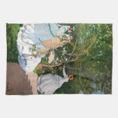 Claude Monet - Vrouwen in de tuin Theedoek (Horizontaal)