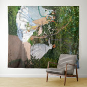 Claude Monet - Vrouwen in de tuin Wandkleed (In Situ (horizontaal))