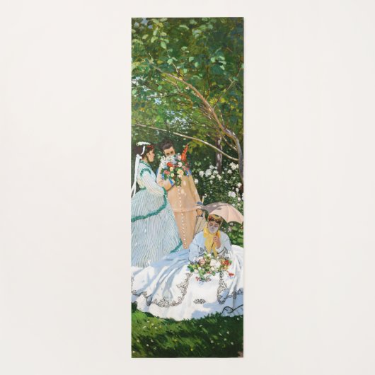 Claude Monet - Vrouwen in de tuin Yogamat (Achterkant)