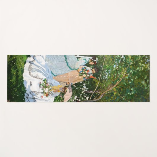 Claude Monet - Vrouwen in de tuin Yogamat (Voorkant (horizontaal))