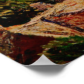 Claude Monet - Vue du village de Giverny Poster (Hoek)