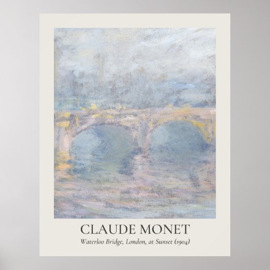 Claude Monet  Wall Art 11x14 ratio Poster (Voorkant)