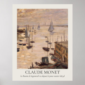 Claude Monet  Wall Art 11x14 ratio Poster