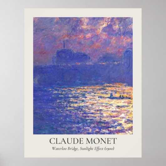 Claude Monet  Wall Art 11x14 ratio Poster (Voorkant)