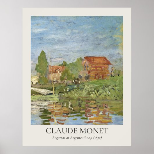 Claude Monet Wall Art 11x14 ratio Poster (Voorkant)