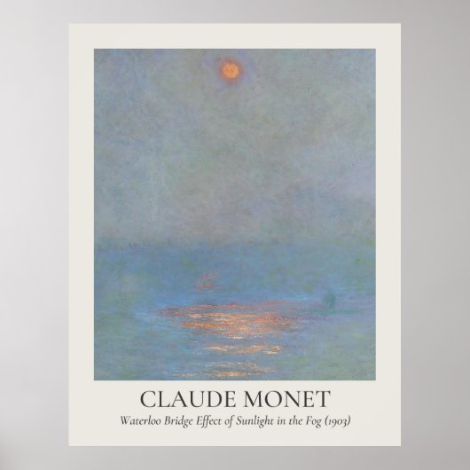 Claude Monet  Wall Art 11x14 ratio Poster (Voorkant)