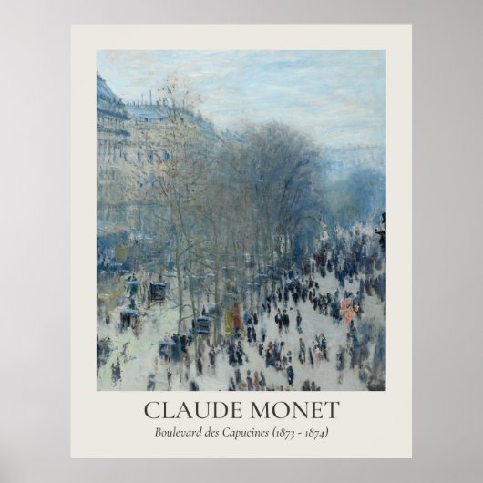 Claude Monet Wall Art 11x14 ratio Poster (Voorkant)
