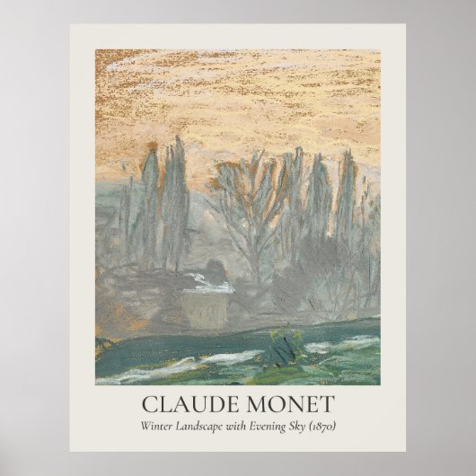 Claude Monet  Wall Art 11x14 ratio Poster (Voorkant)