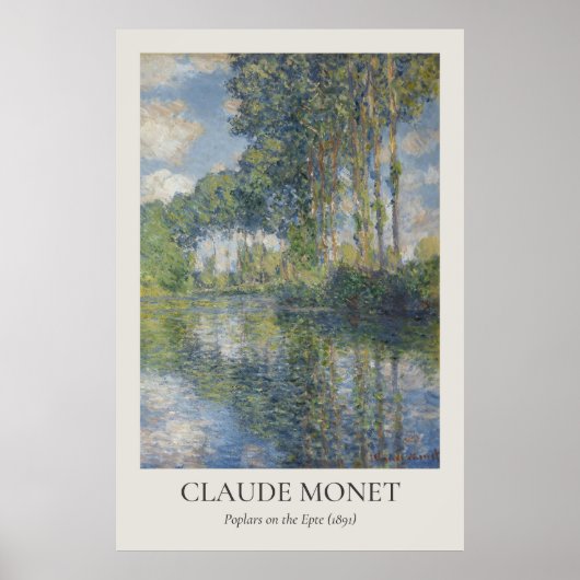 Claude Monet Wall Art 2x3 ratio Poster (Voorkant)