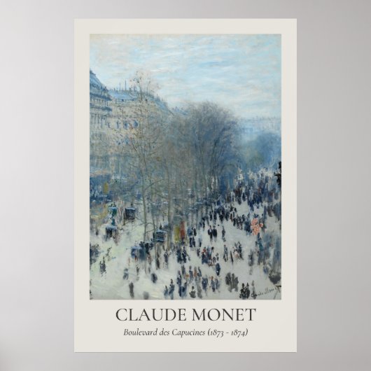 Claude Monet Wall Art 2x3 ratio Poster (Voorkant)