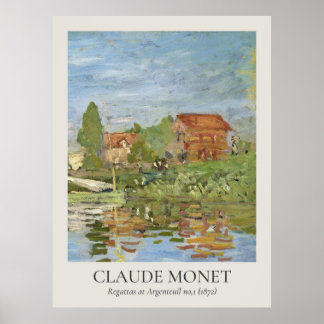Claude Monet Wall Art 3x4 ratio Poster