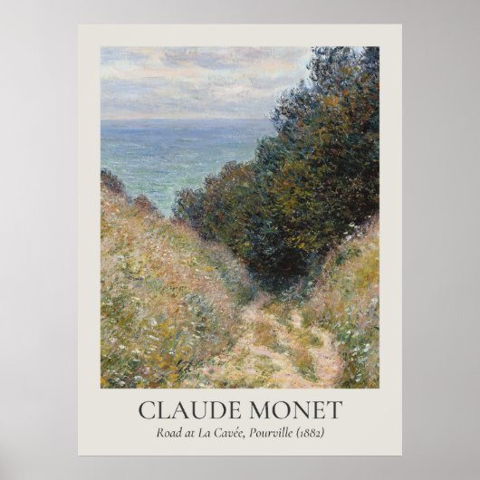 Claude Monet Wall Art 3x4 ratio Poster (Voorkant)