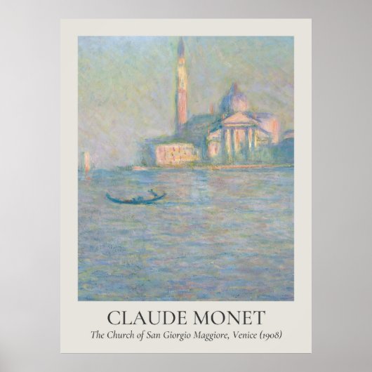 Claude Monet Wall Art 3x4 ratio Poster (Voorkant)