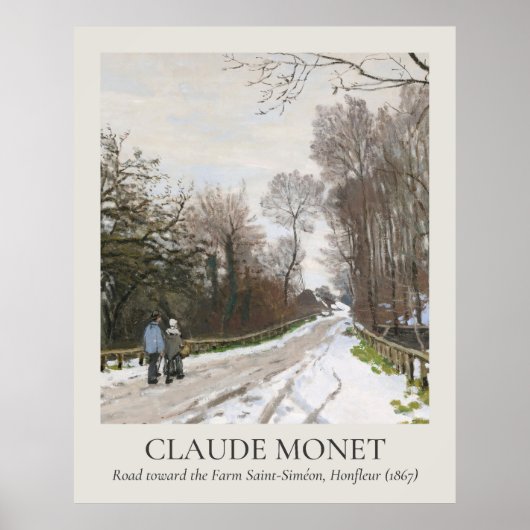 Claude Monet Wall Art 4x5 ratio Poster (Voorkant)