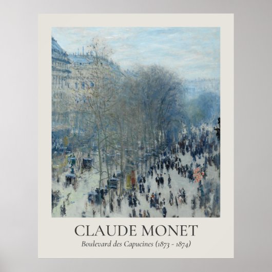 Claude Monet  Wall Art 4x5 ratio Poster (Voorkant)