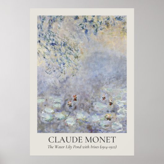 Claude Monet Wall Art ISO-ratio Poster (Voorkant)