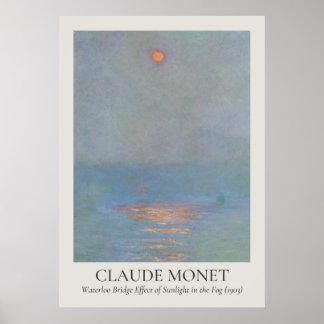 Claude Monet Wall Art ISO-ratio Poster